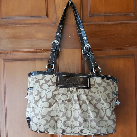 Coach Handbags - Coach Signature Pleated Tote